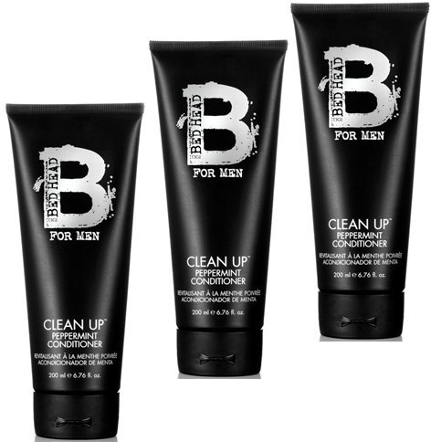 TIGI BED HEAD B FOR MEN Clean Up Peppermint Conditioner 200ml (3 PIECES)