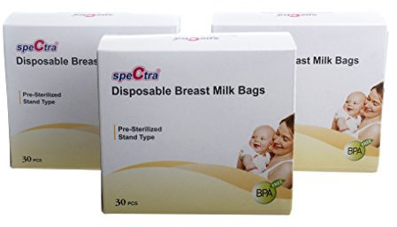 Spectra Pre-Sterilised Breast Milk Storage Bags (3 Packs)