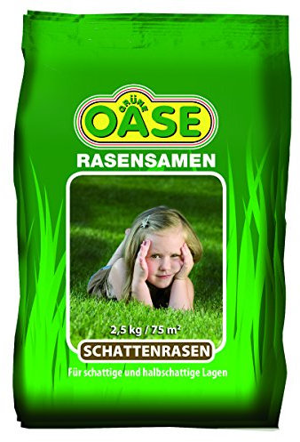 Grüne Oase Rasensamen GO-130 Schattenrasen 2,5 kg, grün