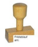 AMOS LST815 Vorgangsstempel - Fristablauf am: