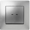 FAMATEL – Pulsador luminoso | Interruptor de empotrar | Serie Habitat 15 | Fácil instalación | Alta estanqueidad del producto | Libre de hálogenos | 10A | 250V | Aluminio