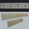 Dekorpanel Bordüre mit Ornament Blüten - Holz 4Stück zu je 50x10x0,3cm