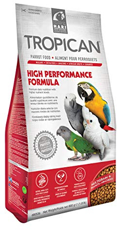 H-Ari Papageienfutter Hari TROPICAN High Performance 4mm Granules 820gr.