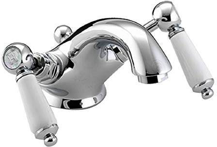 Bristan RS2 BAS C Renaissance Basin Mixer with Pop-up Waste Bathroom Tap, Chrome