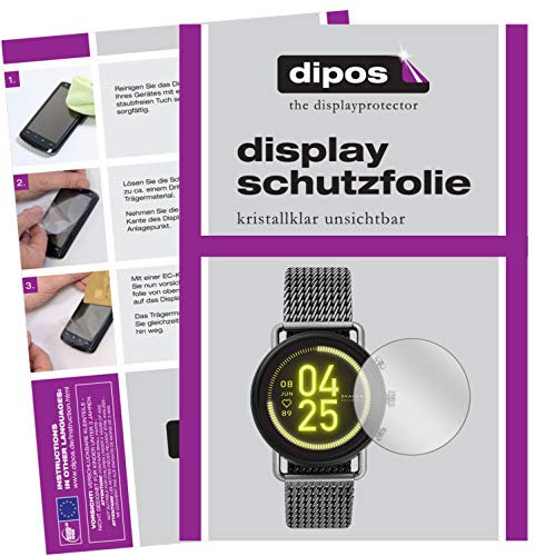 dipos I 2X Schutzfolie klar kompatibel mit Skagen Falster 3 Folie Displayschutzfolie