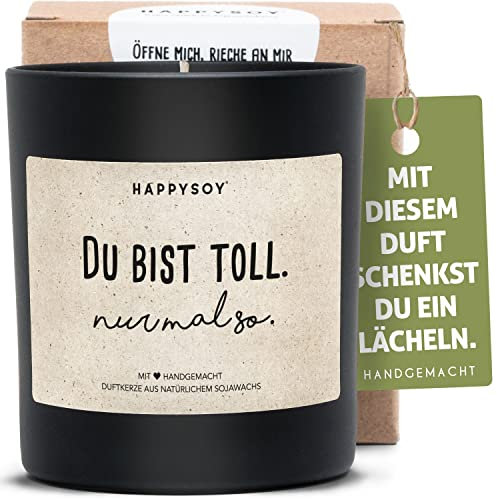 Geschenk Freundin Duftkerze im Glas mit Spruch aus Soja - natürlich handgemacht nachhaltig - kleines Geschenk liebevolle Geschenkidee Freundschaft Freund beste Mama bester Papa Dankeschön Danke