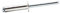 6.4mm x 12mm Blind Pop Rivet Dome Head Aluminium/Steel Shaft (Pack of 20)