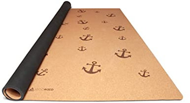 Secoroco Spielmatte aus Kork. Schadstofffreie Krabbelmatte für Babys und Kinder. Anker 160x110 cm