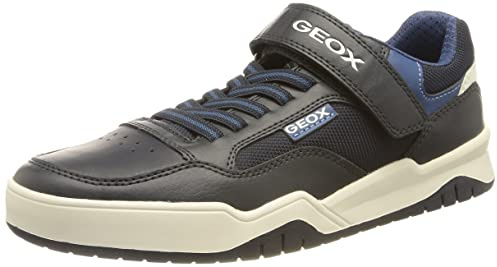 Geox Boy's J Perth Boy B Sneakers, Navy Dk Blue, 12.5 UK