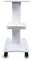 HOINCO Chariot de Salon de Beauté,D'aluminium Chariot de Coiffure Chariot de Salon Roulant Chariot de Beauté pour Cheveux Salon Barber Beauty Spa(Blanc)
