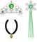 Vicloon Prinzessin Kostüme Zubehör, Mädchen Dress up Zubehör ELSA die Schneekönigin Dress Up Accessoires（3ANNA）
