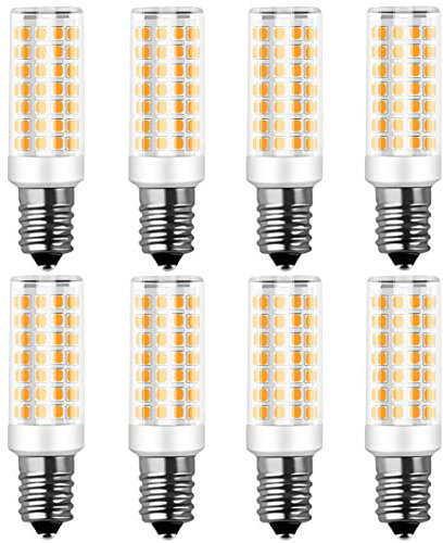 RANBOO E14 LED Lampe 9w Ersatz 75W Halogenlampen, 750LM, Warmweiß 3000K, AC 220-240V, Birnen für Kronleuchter, Wandlampe, Kühlschrank und Dunstabzugshaube, Nicht Dimmbar, Kein Flimmern, 8er Pack
