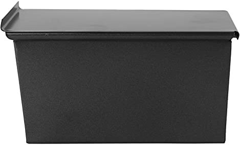 Healeved Backform Tablett Pullman Kastenform mit Deckel Toast Antihaft-Broten Backwerkzeuge für Hausbäckerei Restaurant 250G Schwarz Brot Brotform