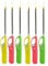 MAECENA 6pcs Refillable Flexible Neck BBQ Lighter Windproof Butane Gas Lighter for Kitchen, BBQ, Candles, Camping & Fireworks Adjustable Flame & Safety Lock Multipurpose