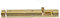 Boxonly Door Bolt 10 Inch Antique Pure Copper Bolts Barrel Slide Lock with Screws for Bathroom Toilet Gate and Shed Doors,Brass Color