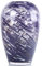 22,9 cm hohe Glasvasen für Dekoration, Violette Glasvase, dunkelviolette Vasen, Heimdekoration, klare Blumenvase, Tafelaufsätze, farbige Glasvase für Bücherregal, Tisch, Moderne Kunstglasvasen für