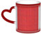 Mug magique en céramique sensible à la chaleur Motif pois rouges et blancs Idée cadeau d'anniversaire pour homme