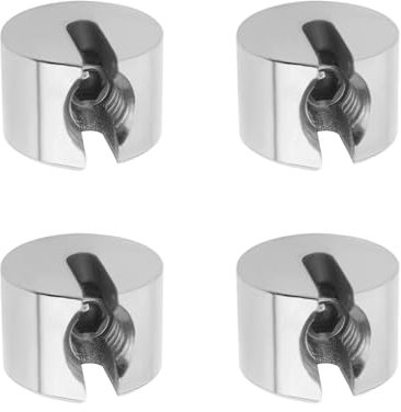 SG Store 4 clips de fijación de cuerda de alambre M4 x 2 mm de acero inoxidable, abrazadera de cuerda de alambre antideslizante, abrazaderas de cable para tensar la cuerda