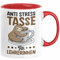 Anti-Stress Tasse für Lehrerinnen Geschenk Beste Lehrerin Kaffee-Becher (Rot)