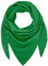 TMK Weiches und leichtes Unisex-Dreieckstuch aus 100% Baumwolle cod.9485 (Einzigartige Farbe, Grün)