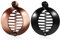 Sbanana Lot de 2 petites pinces à cheveux rondes en plastique – Peignes en résine pour queue de cheval pour femmes et filles – Cheveux longs, lisses, bouclés et épais, 6,2 x 6,2 cm