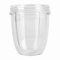 Vasos de Repuesto para Batidora Exprimidora, Vasos de Licuadora de 18/24/ Oz, Vaso con Tapa de Tarro, Piezas de Vaso Exprimidor, Reemplazo de Taza para Extractor de 900w (18 onzas)