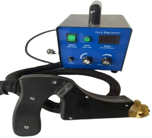guoyjmm Professionelles Reifennutwerkzeug, 450W-Reifennutmaschine, Vollreifen-Nutwerkzeug-Kit FüR Auto, Motorrad, Kart, ATV, Industriereifen