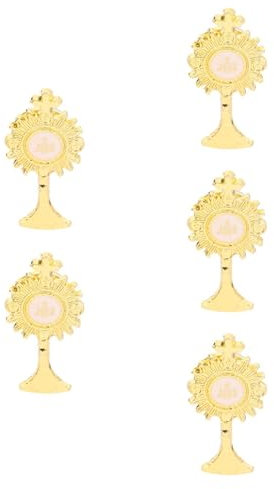 VALICLUD 5pcs Chalice Cross Lapel Pin for First Communion Religious Accessory Unique Design for Holy Communion Events for
