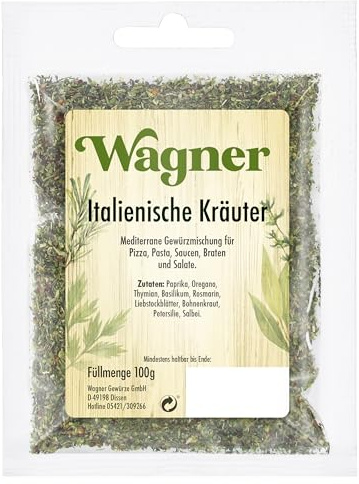 Wagner Gewürze Green Forest - Italienische Würzkräuter | 100 g im Beutel