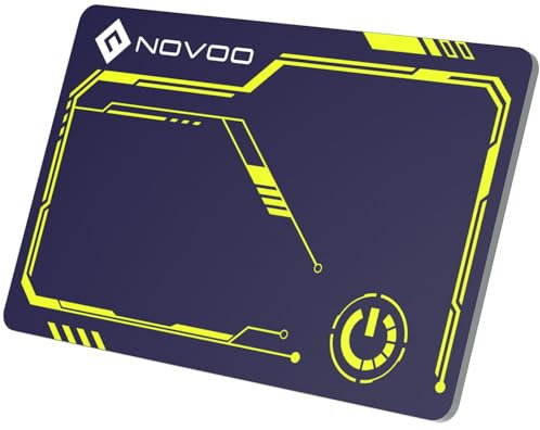 NOVOO Air Tag Karte Wallet Tracker Card Thin 1,6mm Smart Bluetooth Tag Kompatibel mit Apple Wo ist? APP (nur iOS), 6 Jahre Batterielebensdauer GPS Item Finder für Geldbörse,Gepäckanhänger,Reisepass