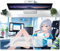 Fille Sexy d'anime Uncensored Tapis Souris Gamer XXL 800x300 Tapis de Souris de Jeu XXL Tapis de Souris antidérapant Grand Tapis de Souris Tapis de Bureau de Jeu Accessoires PC Gaming