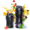 Mini Frullatore Portatile, Mixer Smoothie Maker Cordless 700ml, Ricaricabile Con USB, BPA Gratuito, Mini Tritatutto Da Viaggio Per Frullati E Smoothie (Nero)