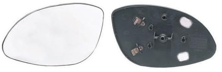 Alkar 6401433 Spiegelglas, Außenspiegel | Kompatibel mit: OPEL VECTRA B, VECTRA B Caravan, VECTRA B CC