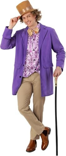 Fun Shack Déguisement Chocolaterie Adulte, Costume Cinéma Homme, Tenue Carnaval Film, L