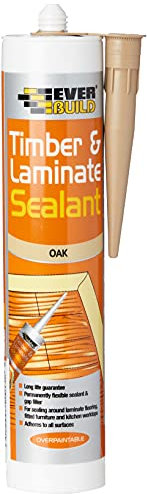 Everbuild EVBTIMBOAK Timber and Laminate Sealant Oak C3, Set of 6