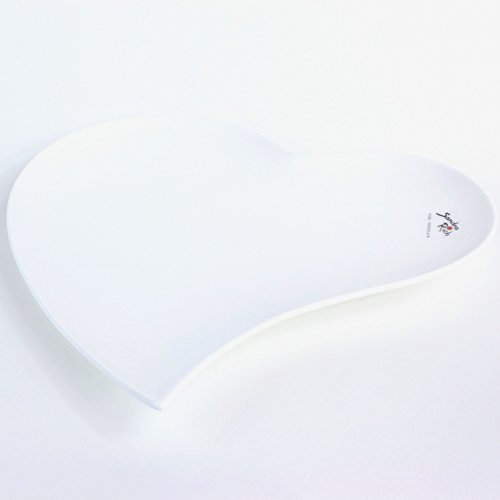 Sandra Rich Teller weiß Herz 25,5cm