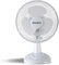 6 Small Electric Modern Portable Air Cooling Fan with Tilt Feature for PC, Worktop, Desk, Office, Home & Travel Use (White)