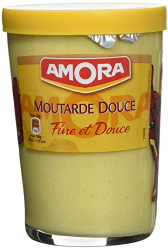 Amora Moutarde Douce Verre TV, 190g