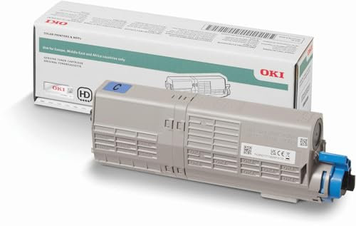Oki 46490623 Toner 6000 Seiten cyan Tonerkartusche und Laser – Tonerkartuschen und Laser (cyan, es5432, es5442, es5473, 1 Stück (S), Laser Toner, 6000 Seiten)