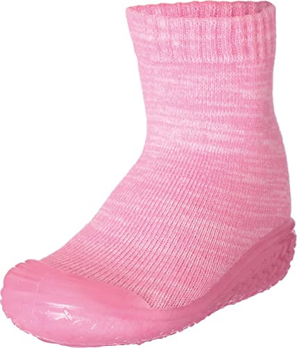 Playshoes Unisex-Kinder Socke gestrickt Hohe Hausschuhe, Pink (Rosa 14), 24/25 EU, 202101