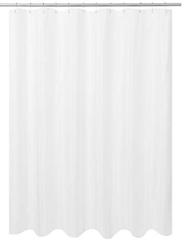 N&Y HOME Cortina de Ducha o Forro de Tela Impermeable, Lavable a máquina, Forro de TPU Transpirable, bañera, Ducha, Blanco, 182,9 x 182,8 cm