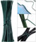 WILLBOND 200 Lazos Giratorios Flexibles de Plástico Multifunción de 12 cm para Planta de Jardín de Torsión de Alambre de PE, Corbata Torcida, Bridas para Cables, Bolsa de Basura, Alambre Recubierto