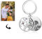 Gaosh Portachiavi personalizzato con foto di albero della vita 2-4 inciso Portachiavi con foto della famiglia per padre madre coppia gioielli regalo per i migliori amici (4 Names-foto)