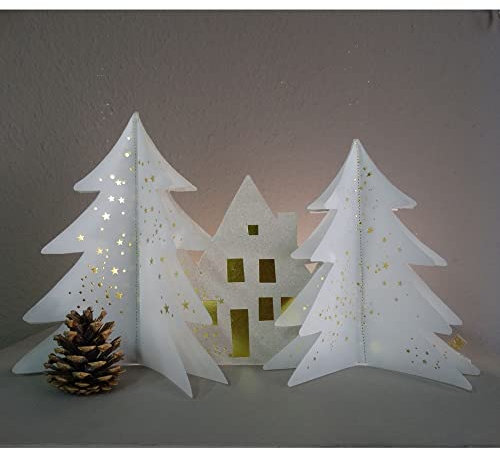 Good old Friends Winterlandschaft Haus