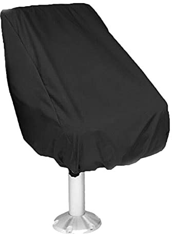 Boots-Sitzbezug, strapazierfähiger Oxford-Stoff, Stuhlbezug, wetterbeständig, wasserdicht, Boots-Klappsitzbezug, Sonnenschutz für Angelstuhl-Schutz, Boots-Sitzbezug (schwarz)