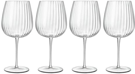 Luigi Bormioli - Optica Gin&Tonic Burgundy Glass 75 cl 4 pcs.