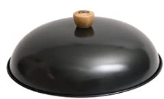School of Wok - Carbon Steel Wok Lid to Sit Inside 14/36cm Wok, Poach or Steam
