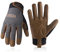 HLDD HANDLANDY Leder Arbeitshandschuhe für Herren und Damen, Utility Safety Arbeitshandschuhe, Mechaniker Fahrer Gartenhandschuhe mit Rindsleder-Innenhand (XL, Braun)