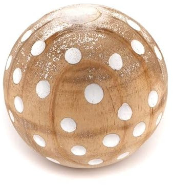 Rocking Gifts Dekokugel aus Holz, groß, 12 cm