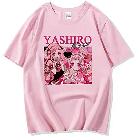 XSLGOGO Unisex Toilet-Bound Hanako-kun T-Shirt Hanako-kun Cosplay Kostüm Sommer Pullover Kurzarm Für Anime Toilet-Bound Hanako-kun Fans Geschenk